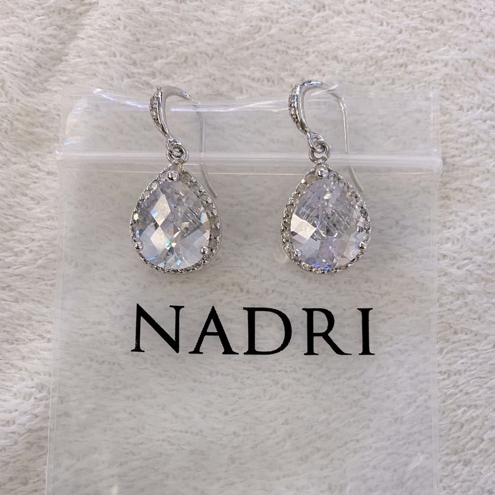 CZ Pear Shape Earrings